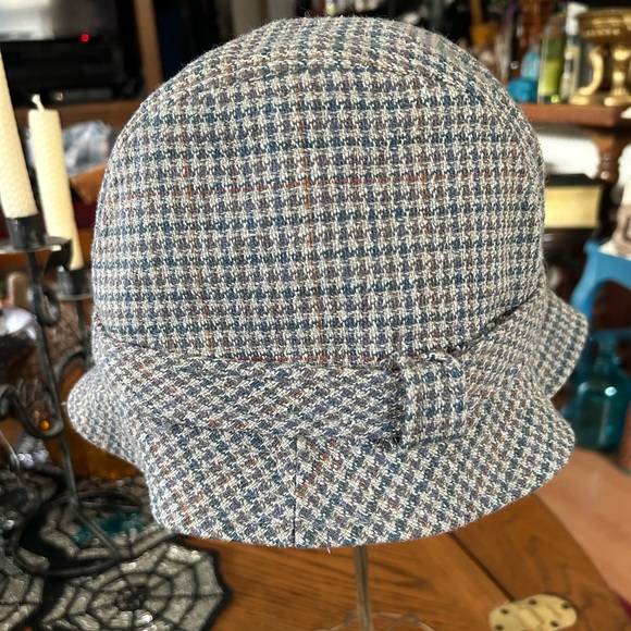 Vintage Wool Houndstooth Walking Hat by Country Gentleman - Picture 4 of 7
